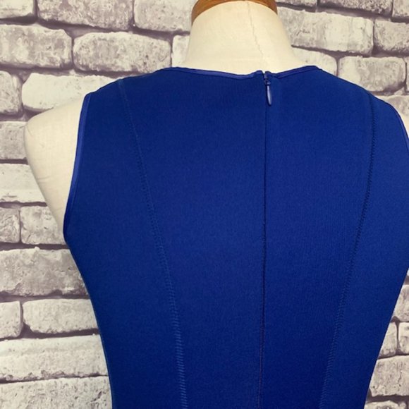 Maia Blue Sleeveless Dress Size 2 - Picture 8 of 10